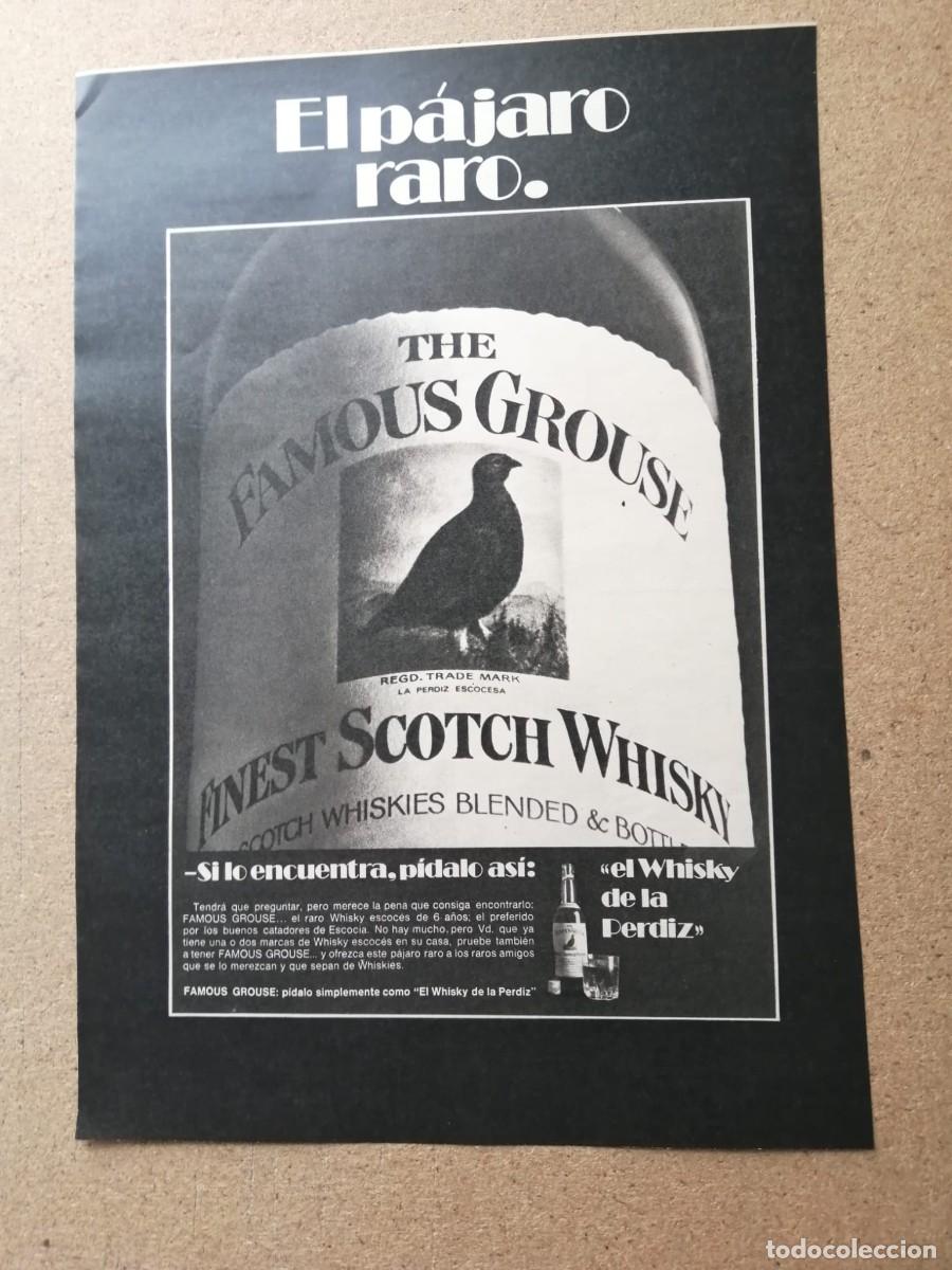 Otros Art&iacute;culos de Coleccionismo en Papel: ANUNCIO. THE FAMOUS GROUSE, FINEST SCOTCH WHISKY