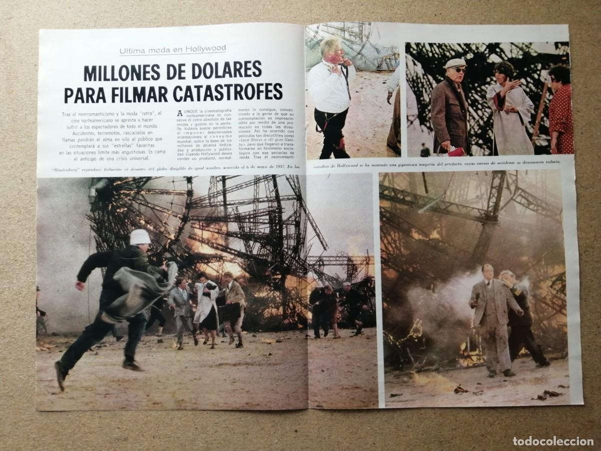 Otros Art&iacute;culos de Coleccionismo en Papel: REPORTAJE. MILLONES DE DOLARES PARA FILMAR CATASTROFES (EL COLOSO EN LLAMAS - HINDENBURG -...)