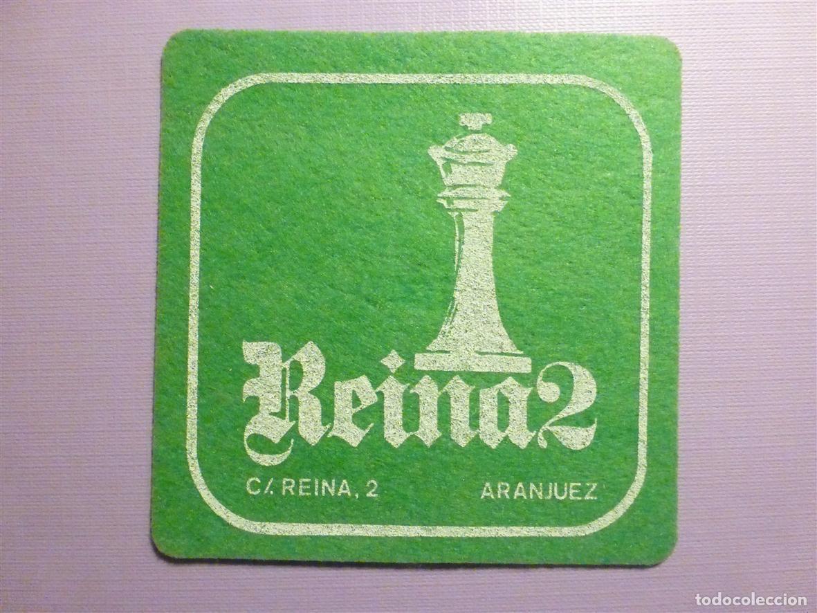 Otros Art&iacute;culos de Coleccionismo en Papel: Posavasos Pub Disco-Bar - Discoteca - Reina2 - C/ Reina 2 - Aranjuez - Madrid - Fieltro Color Verde