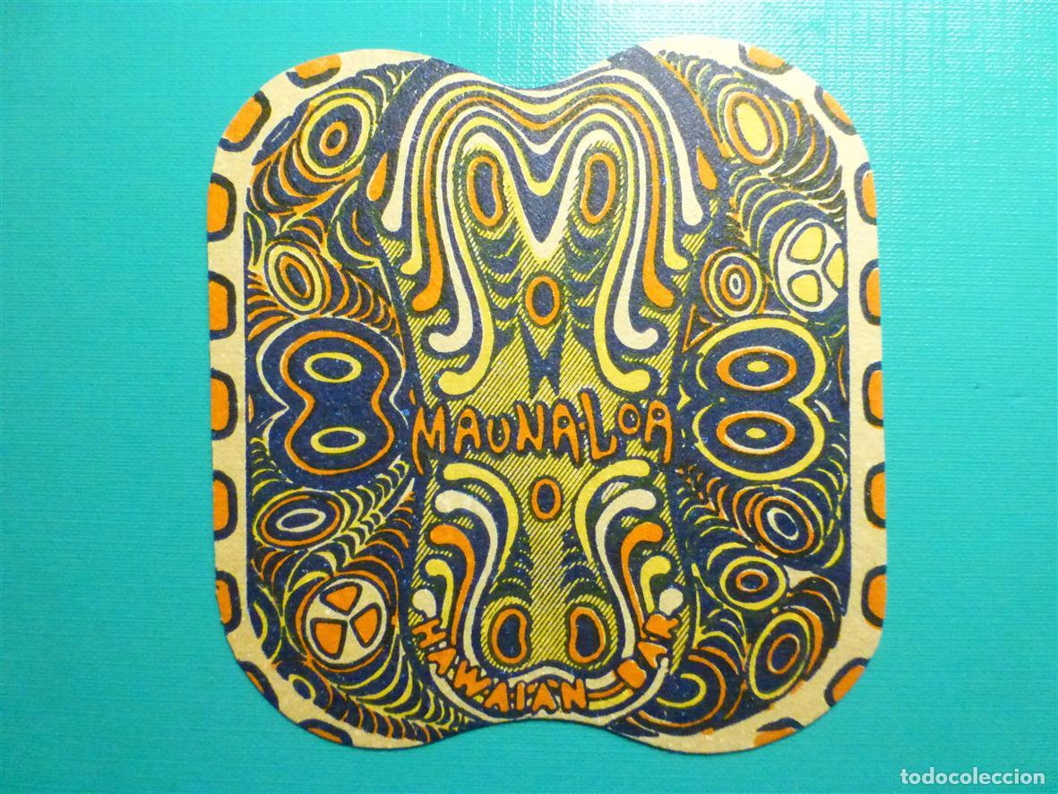 Otros Art&iacute;culos de Coleccionismo en Papel: Posavasos Bar - Hawaian - HAWAIANO - MAUNA LOA - Plaza de Santa Ana, 12 - Madrid