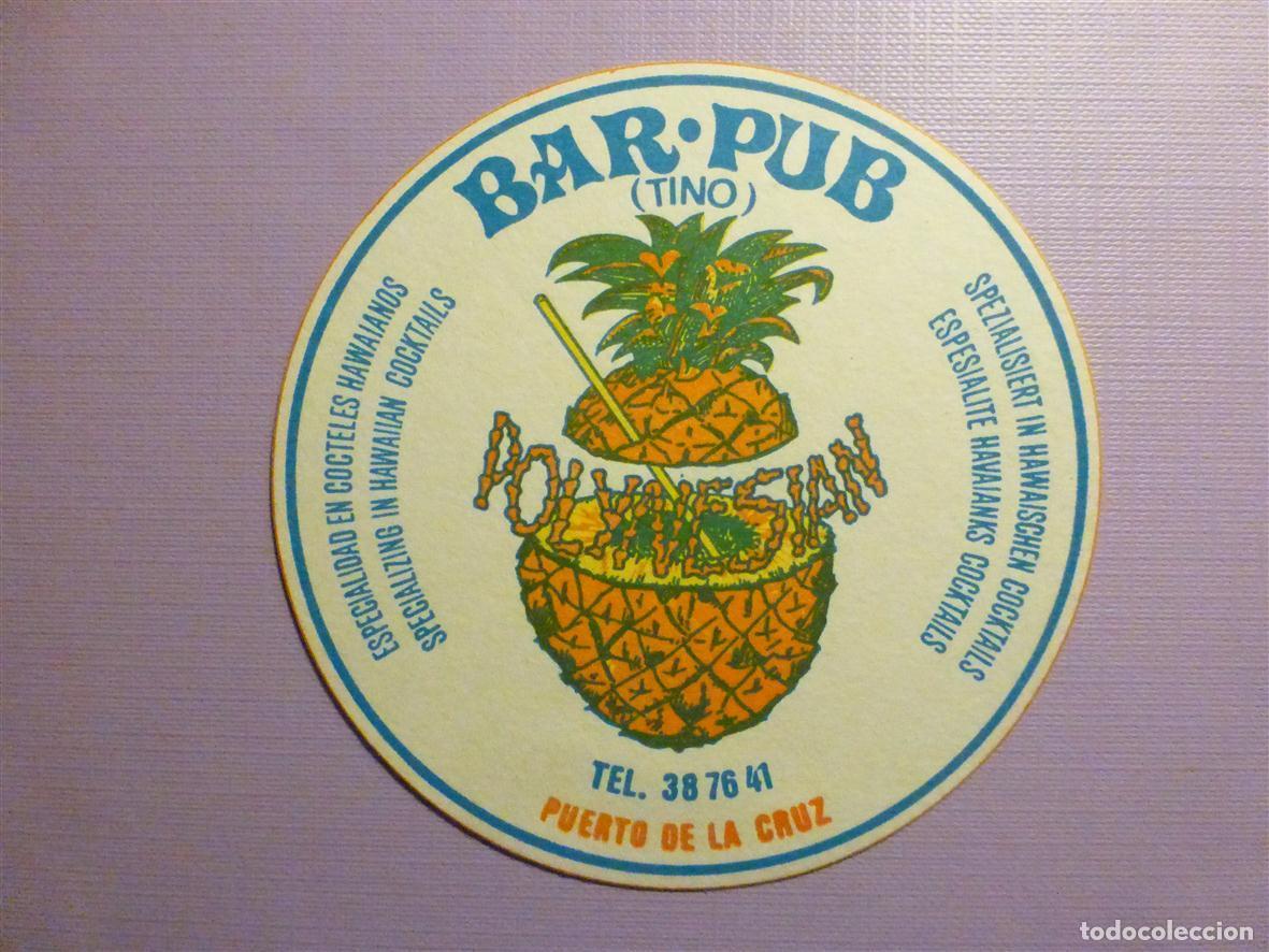 Otros Art&iacute;culos de Coleccionismo en Papel: Posavasos Bar-PUB - Tino - Polynesian - Polinesio - Puerto de la Cruz