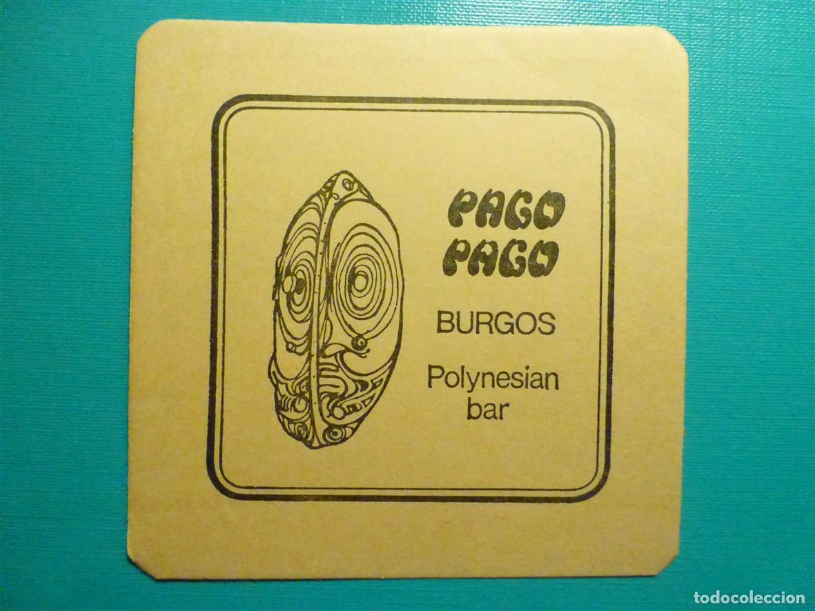 Otros Art&iacute;culos de Coleccionismo en Papel: Posavasos Disco Bar-PUB - Polynesian - Polinesio - Pago Pago - Burgos