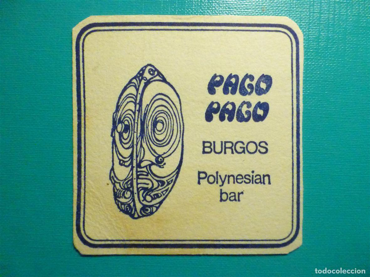 Otros Art&iacute;culos de Coleccionismo en Papel: Posavasos Disco Bar-PUB - Polynesian - Polinesio - Pago Pago - Burgos