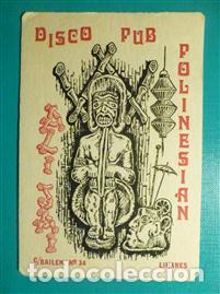 Otros Art&iacute;culos de Coleccionismo en Papel: Posavasos - Bar - Disco-PUB - Polynesian - Polinesio - Ali Jai - C/ Bailen, 34 - Linares - Jaen
