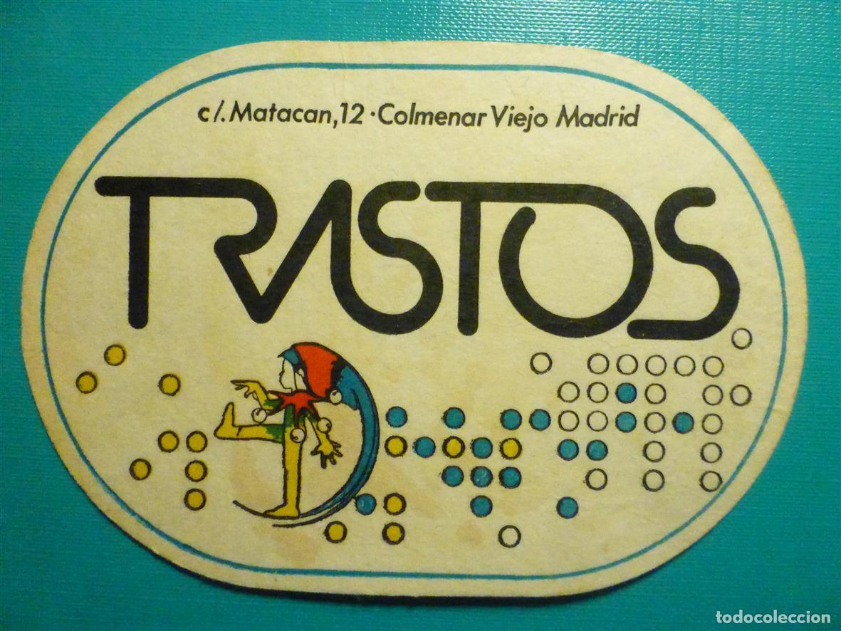 Otros Art&iacute;culos de Coleccionismo en Papel: Posavasos Pub - Disco-Bar - Discoteca - Trastos - C/ Matac&aacute;n, 12 - Colmenar Viejo - Madrid