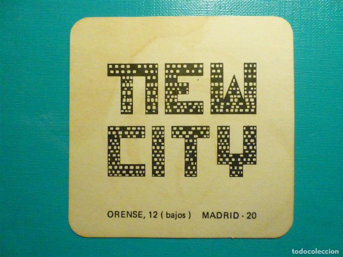Otros Art&iacute;culos de Coleccionismo en Papel: Posavasos Pub - Disco-Bar - Discoteca - New City - C/ Orense, 12 - Bajos Zona Azca - Madrid