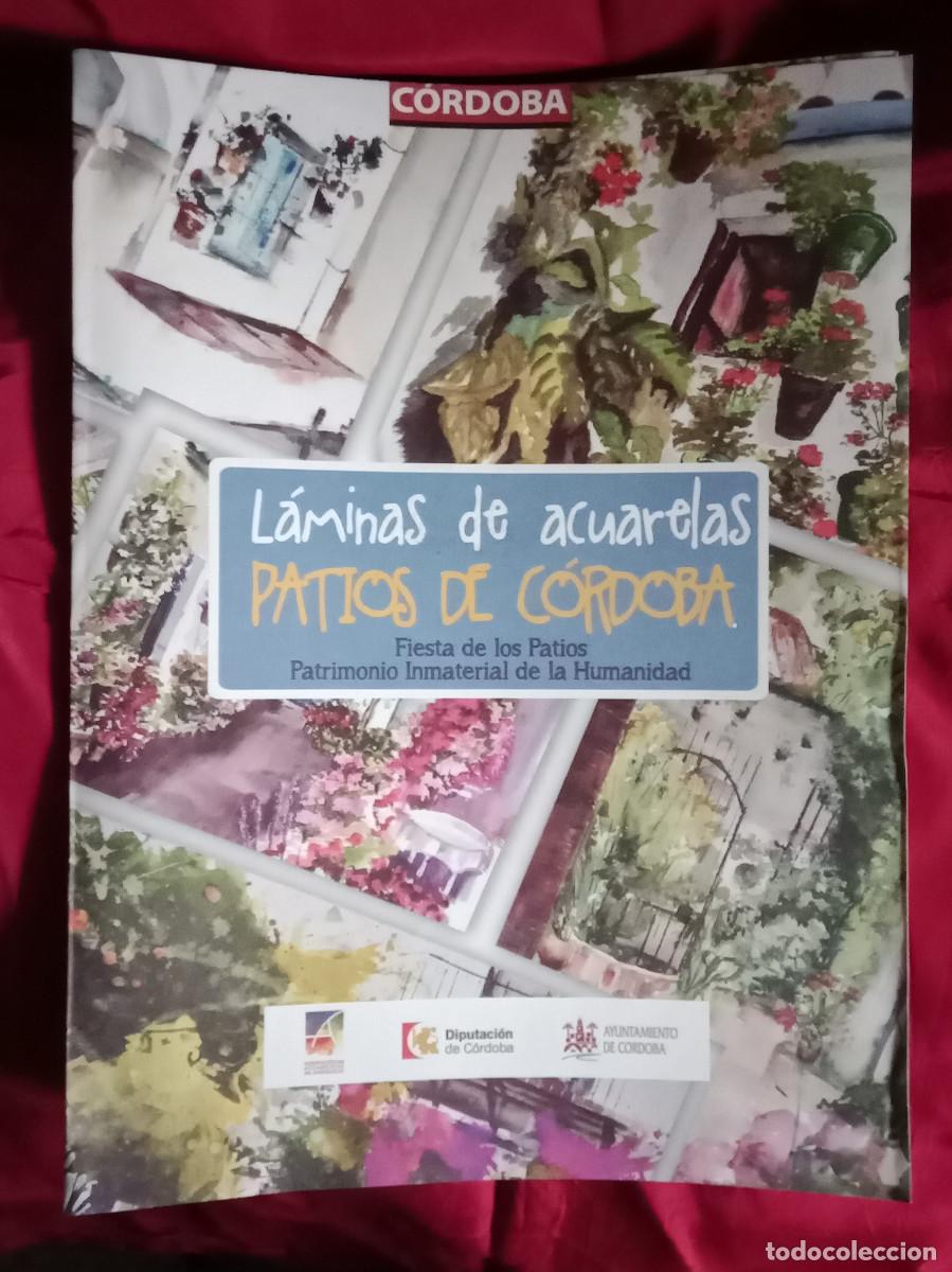Otros Art&iacute;culos de Coleccionismo en Papel: Carpeta - L&aacute;minas de Acuarelas Patios de C&oacute;rdoba - Solo Carpeta.