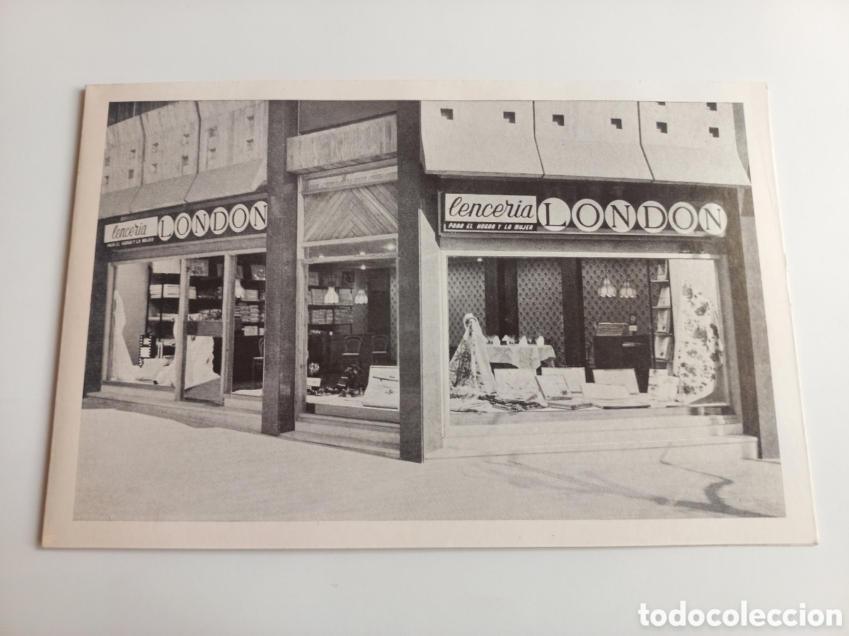 Otros Art&iacute;culos de Coleccionismo en Papel: Publicidad Lencer&iacute;a London Barcelona.