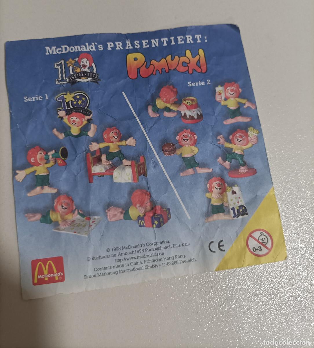 Otros Art&iacute;culos de Coleccionismo en Papel: pumuki pumukci mcdonalds mcdonald mc donald happy meal check list instrucciones papel
