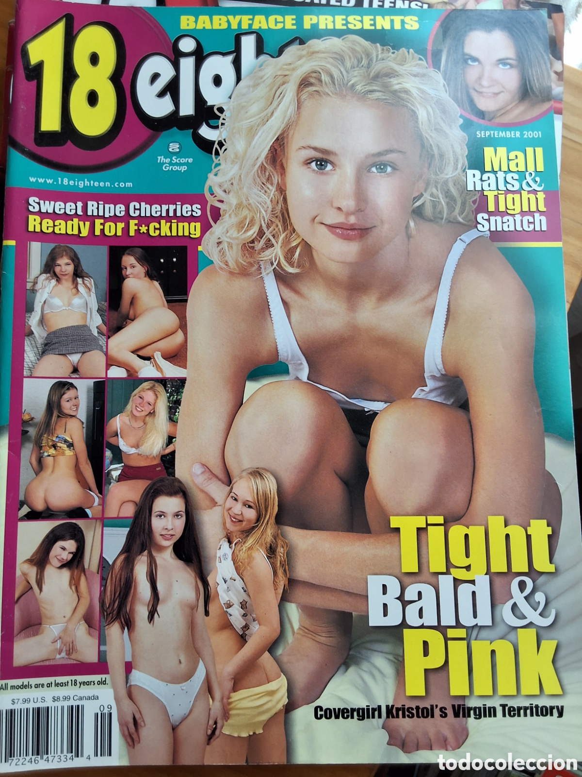 Otros Art&iacute;culos de Coleccionismo en Papel: 18 eighteen revista erotica americana desnudos mujeres j&oacute;venes a&ntilde;o 2001/9