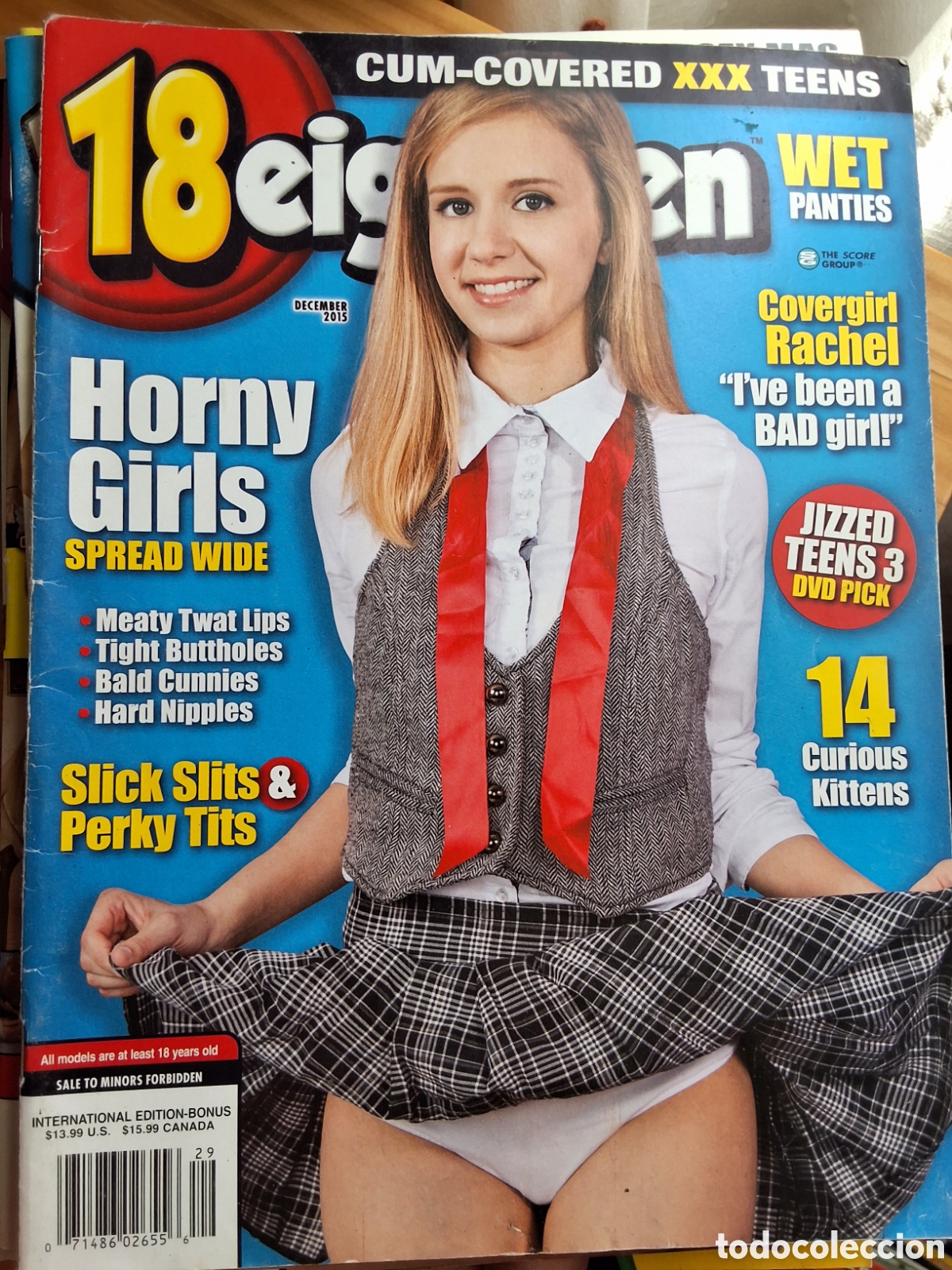 Otros Art&iacute;culos de Coleccionismo en Papel: 18 eighteen revista erotica americana desnudos mujeres j&oacute;venes a&ntilde;o 2015/12