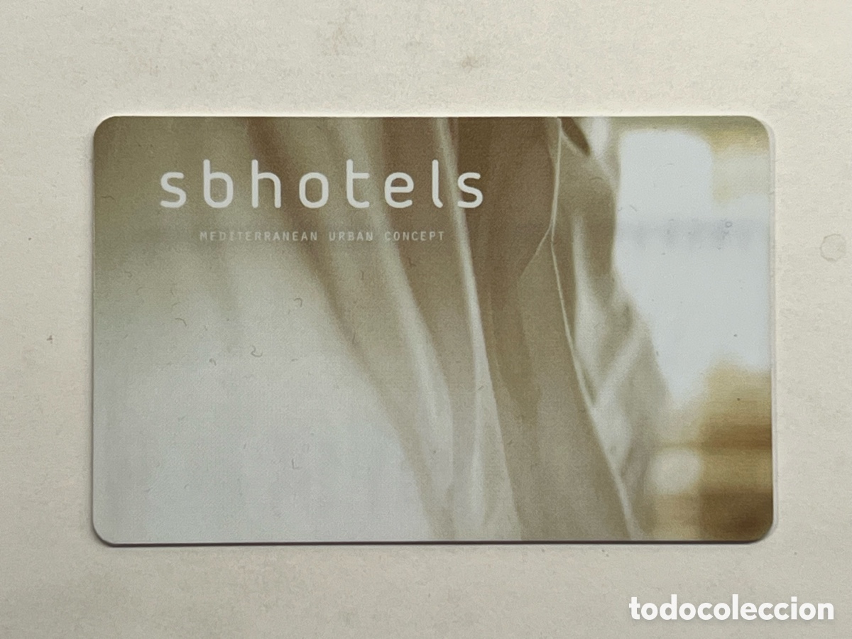 Altri oggetti di carta: TARJETA LLAVE DE HOTEL. SB HOTELS. Barcelona
