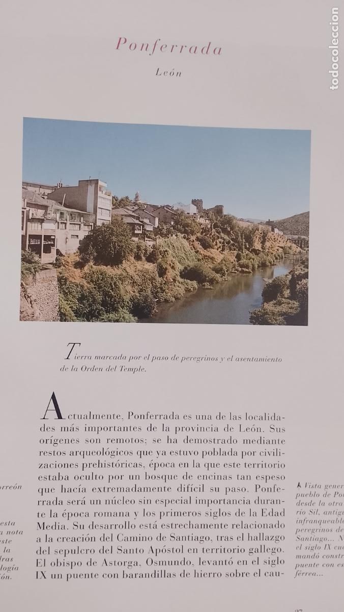 Collectionnisme Papier divers: INFORMACION GRAFICA 3 HOJAS - HISTORIA Y FOTOS A COLOR DE - LEON - PONFERRADA