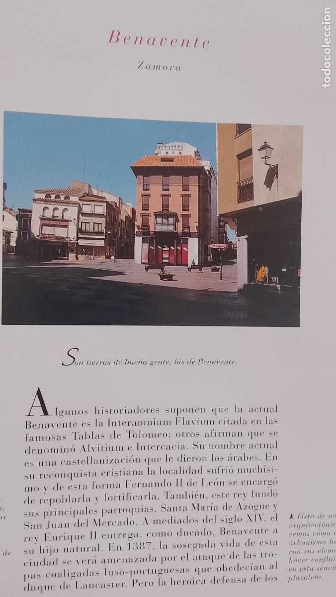 Collectionnisme Papier divers: INFORMACION GRAFICA 3 HOJAS - HISTORIA Y FOTOS A COLOR DE - ZAMORA - BENAVENTE