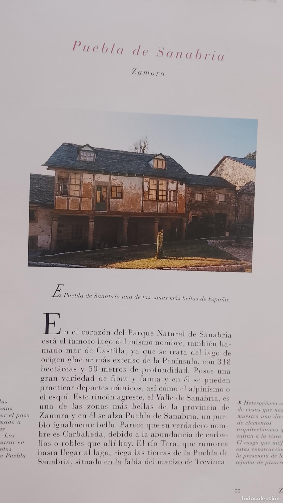 Outros artigos de papel: INFORMACION GRAFICA 3 HOJAS - HISTORIA Y FOTOS A COLOR DE - ZAMORA - PUEBLA DE SANABRIA