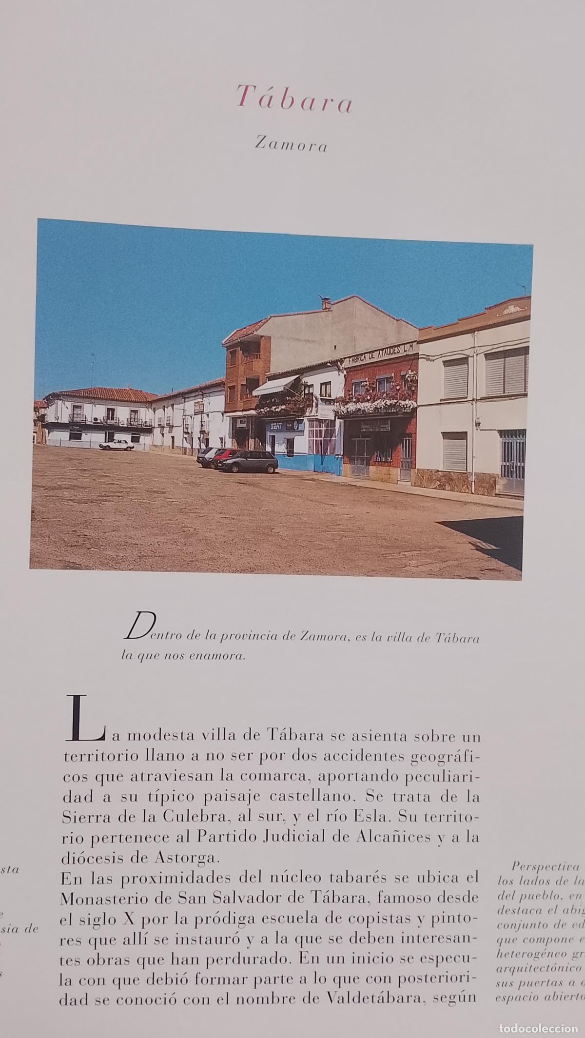 Otros Art&iacute;culos de Coleccionismo en Papel: INFORMACION GRAFICA 2 HOJAS - HISTORIA Y FOTOS A COLOR DE - ZAMORA - TABARA