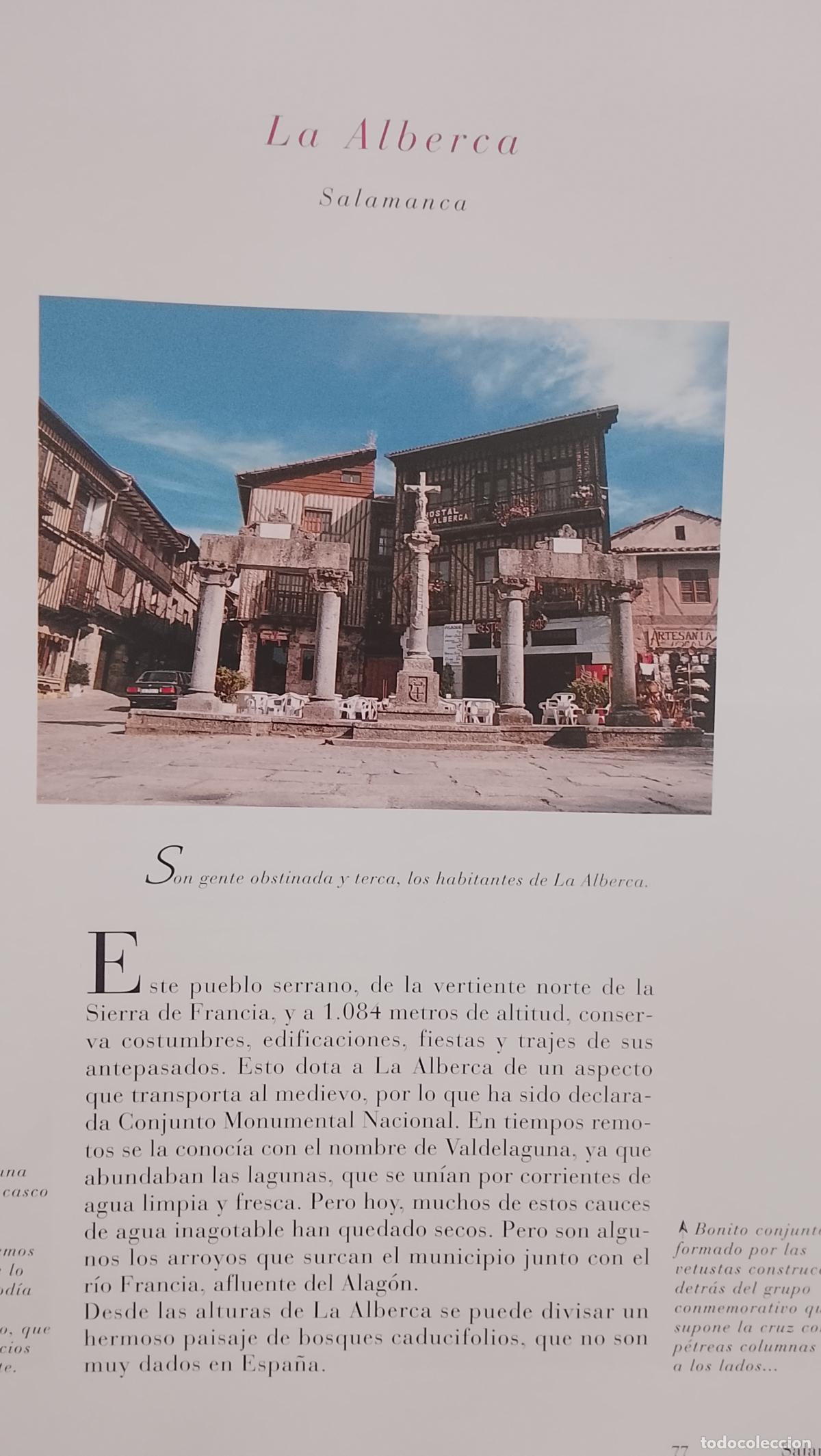 Outros artigos de papel: INFORMACION GRAFICA 2 HOJAS - HISTORIA Y FOTOS A COLOR DE - SALAMANCA - LA ALBERCA