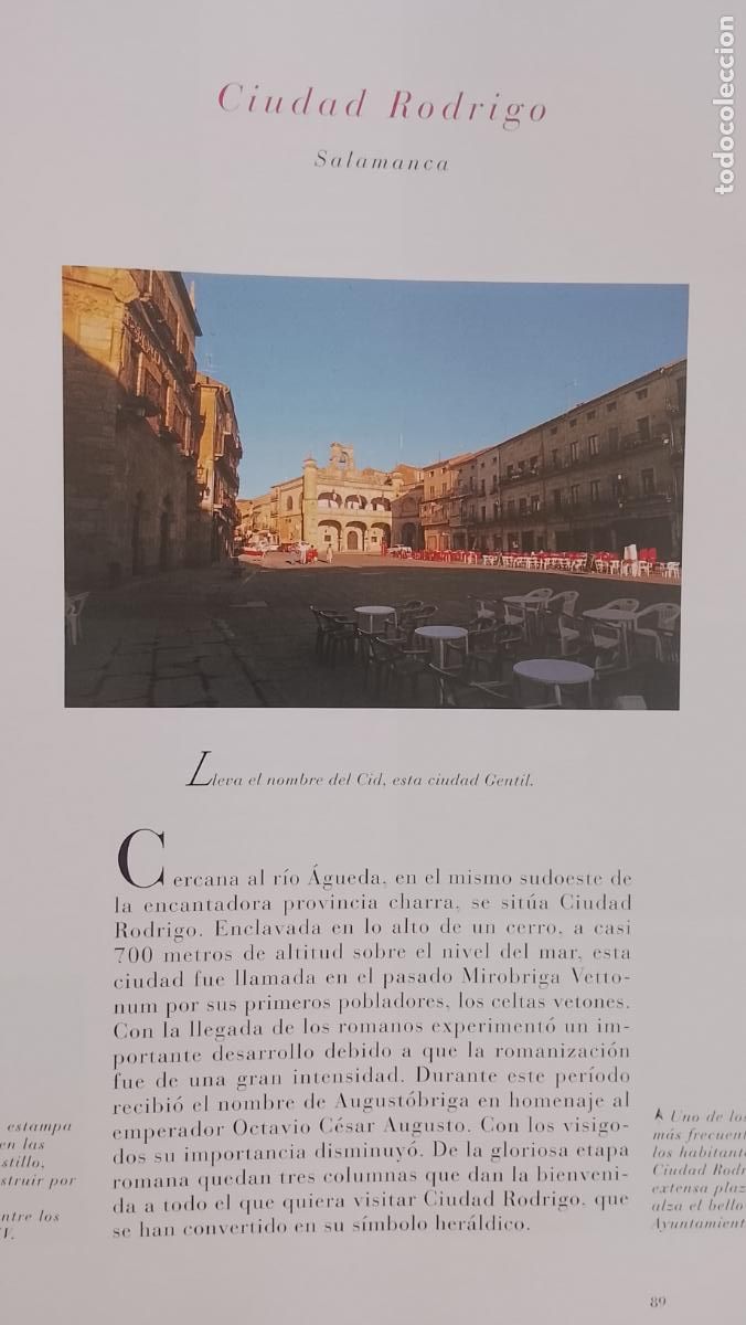 Outros artigos de papel: INFORMACION GRAFICA 2 HOJAS - HISTORIA Y FOTOS A COLOR DE - SALAMANCA - CIUDAD RODRIGO
