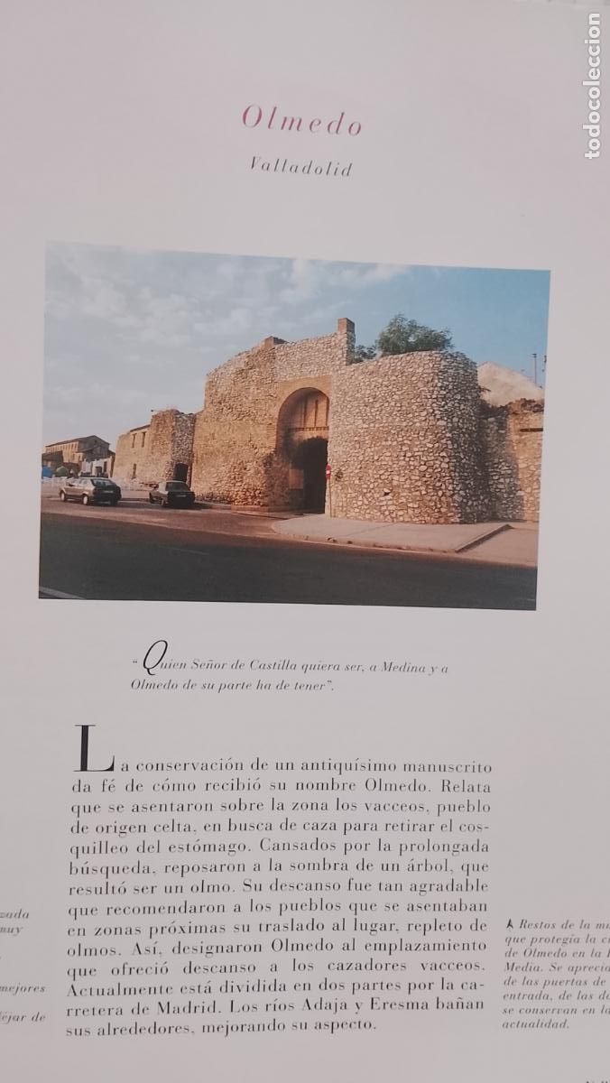 Otros Art&iacute;culos de Coleccionismo en Papel: INFORMACION GRAFICA 2 HOJAS - HISTORIA Y FOTOS A COLOR DE - VALLADOLID - OLMEDO