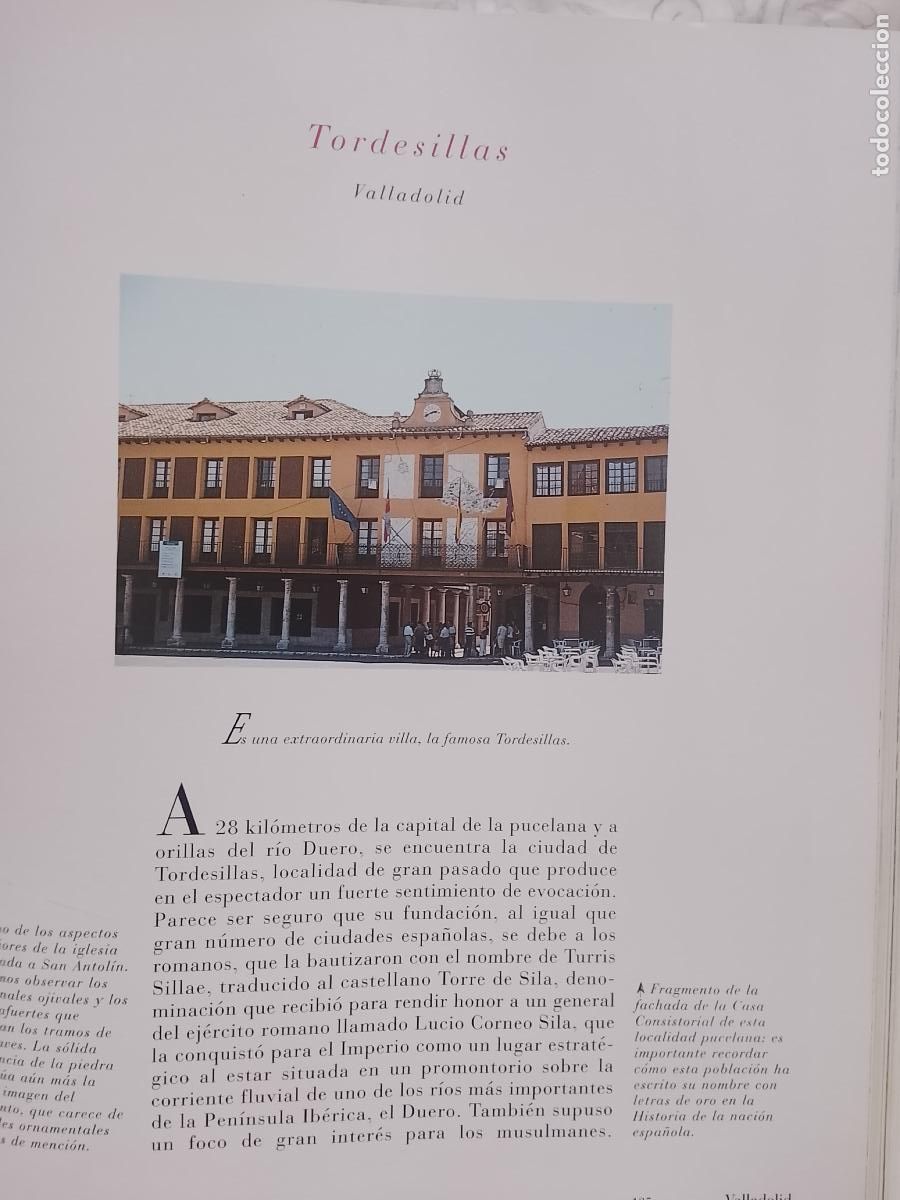 Otros Art&iacute;culos de Coleccionismo en Papel: INFORMACION GRAFICA 3 HOJAS - HISTORIA Y FOTOS A COLOR DE - VALLADOLID - TORDESILLAS