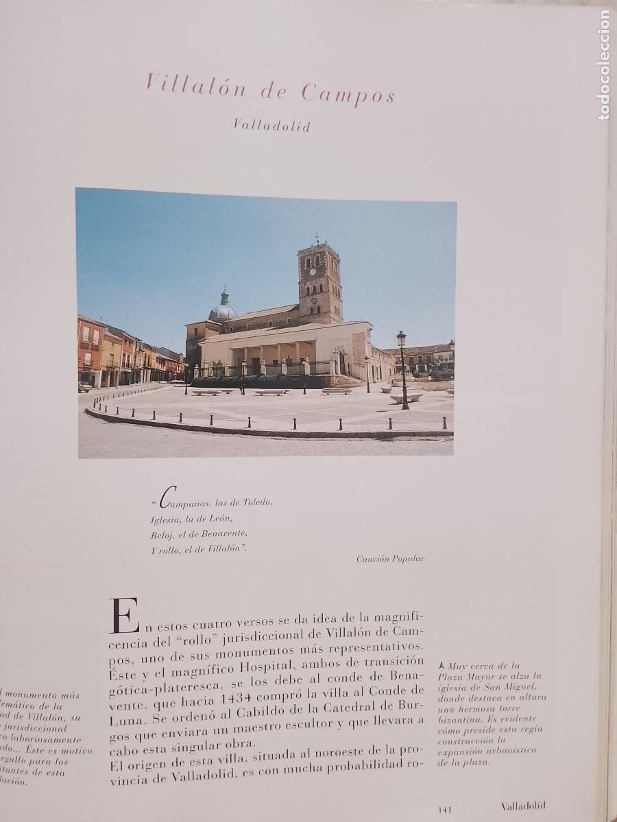 Otros Art&iacute;culos de Coleccionismo en Papel: INFORMACION GRAFICA 2 HOJAS - HISTORIA Y FOTOS A COLOR DE - VALLADOLID - VILLALON DE CAMPOS
