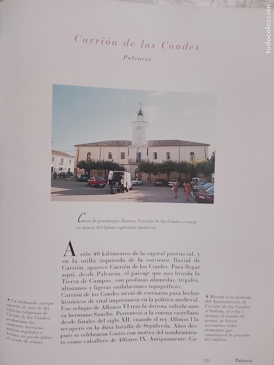 Otros Art&iacute;culos de Coleccionismo en Papel: INFORMACION GRAFICA 3 HOJAS - HISTORIA Y FOTOS A COLOR DE - PALENCIA - CARRION DE LOS CONDES