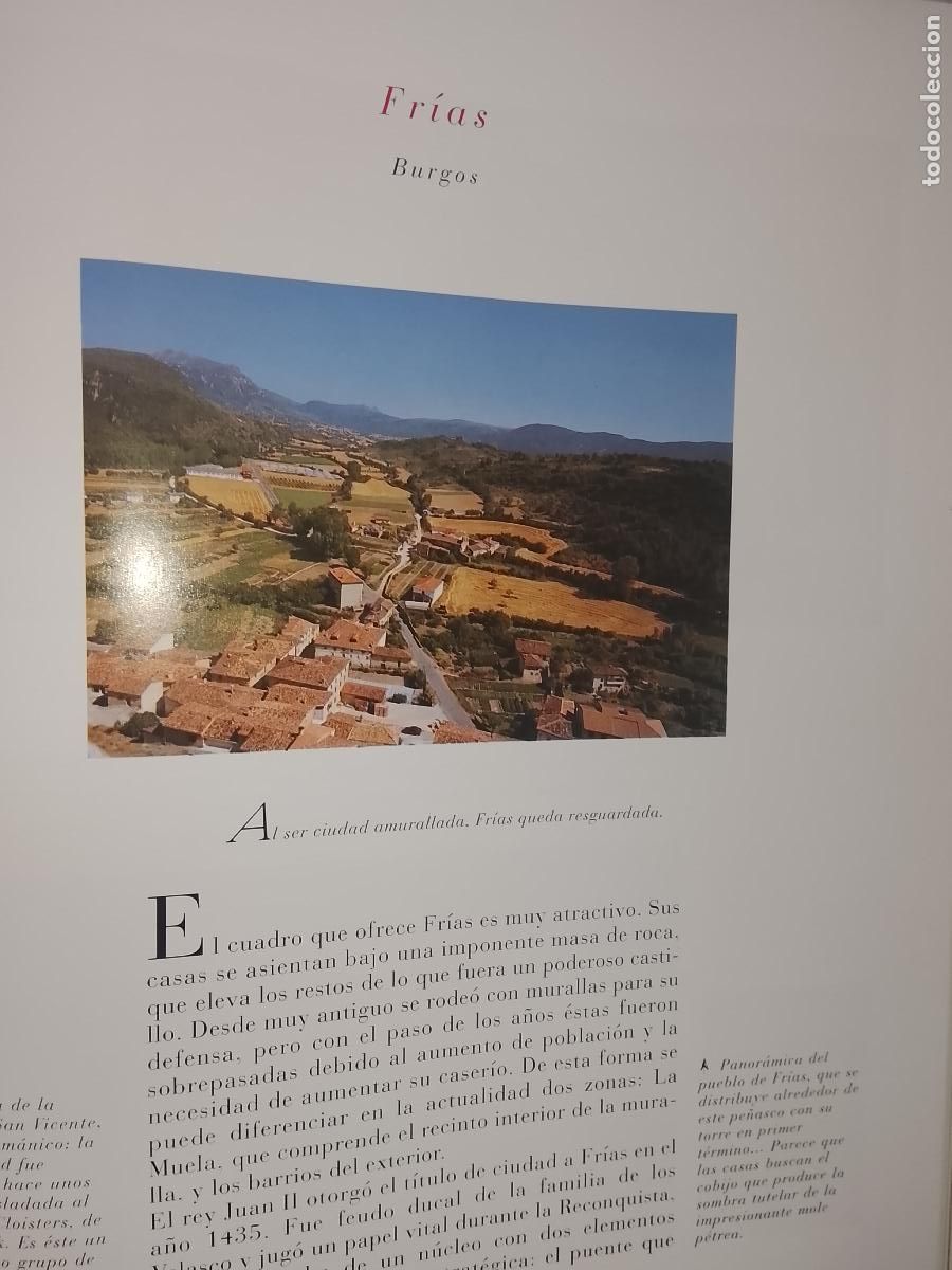 Otros Art&iacute;culos de Coleccionismo en Papel: INFORMACION GRAFICA 2 HOJAS - HISTORIA Y FOTOS A COLOR DE - BURGOS - FRIAS
