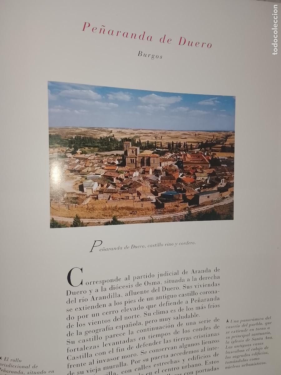 Otros Art&iacute;culos de Coleccionismo en Papel: INFORMACION GRAFICA 2 HOJAS - HISTORIA Y FOTOS A COLOR DE - BURGOS - PE&Ntilde;ARANDA DE DUERO