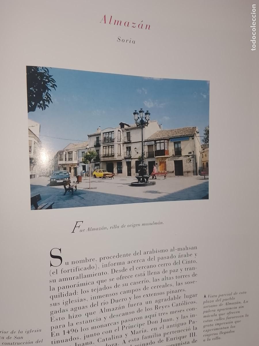 Otros Art&iacute;culos de Coleccionismo en Papel: INFORMACION GRAFICA 2 HOJAS - HISTORIA Y FOTOS A COLOR DE - SORIA - ALMAZAN