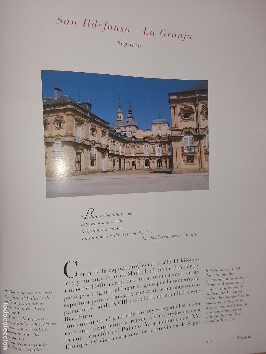 Otros Art&iacute;culos de Coleccionismo en Papel: INFORMACION GRAFICA 2 HOJAS - HISTORIA Y FOTOS A COLOR DE - SEGOVIA - SAN ILDEFONSO LA GRANJA