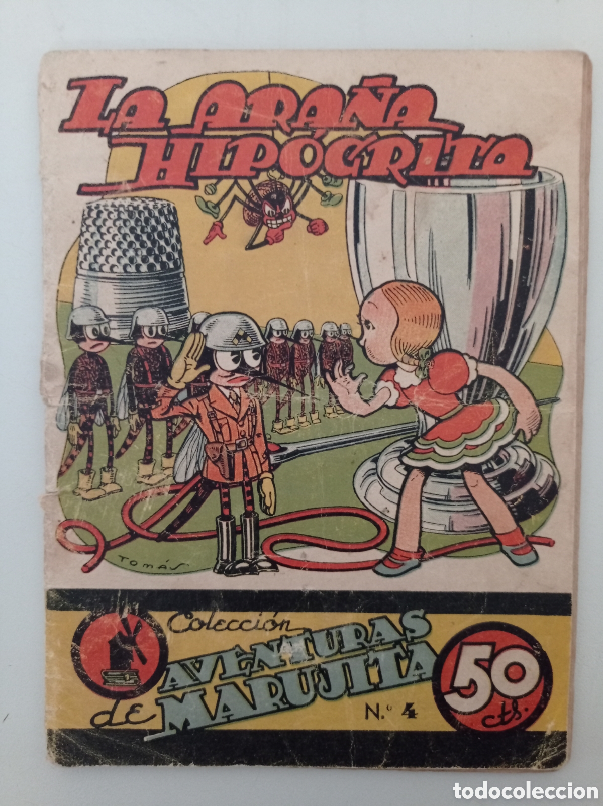 Otros Art&iacute;culos de Coleccionismo en Papel: Cuento antiguo La ara&ntilde;a hip&oacute;crita.
