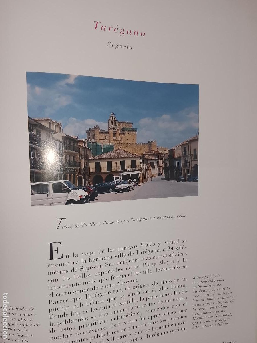 Otros Art&iacute;culos de Coleccionismo en Papel: INFORMACION GRAFICA 2 HOJAS - HISTORIA Y FOTOS A COLOR DE - SEGOVIA - TUREGANO