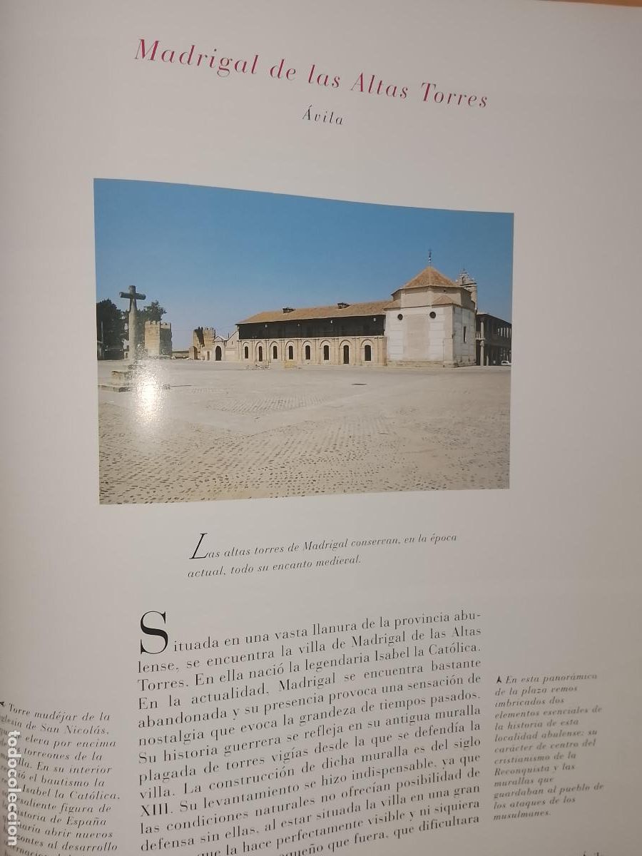 Outros artigos de papel: INFORMACION GRAFICA 2 HOJAS - HISTORIA Y FOTOS A COLOR DE - AVILA - MADRIGAL DE LAS ALTAS TORRES