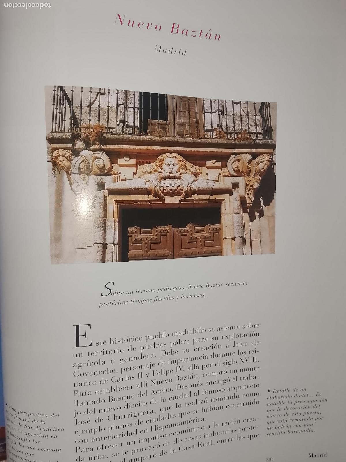 Otros Art&iacute;culos de Coleccionismo en Papel: INFORMACION GRAFICA 2 HOJAS - HISTORIA Y FOTOS A COLOR DE - MADRID - NUEVO BAZTAN