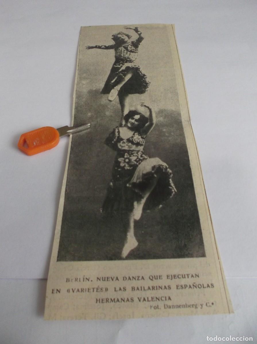 Otros Art&iacute;culos de Coleccionismo en Papel: RECORTE A&Ntilde;O 1905(BERLIN)NUEVA DANZA EN VARIET&Eacute;S DE LAS BAILARINAS ESPA&Ntilde;OLAS HERMANAS VALENCIA