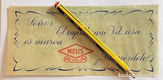 Otros Art&iacute;culos de Coleccionismo en Papel: ANTIGUA PUBLICIDAD DE ZAPATOS MELIS MARCA REGISTRADA