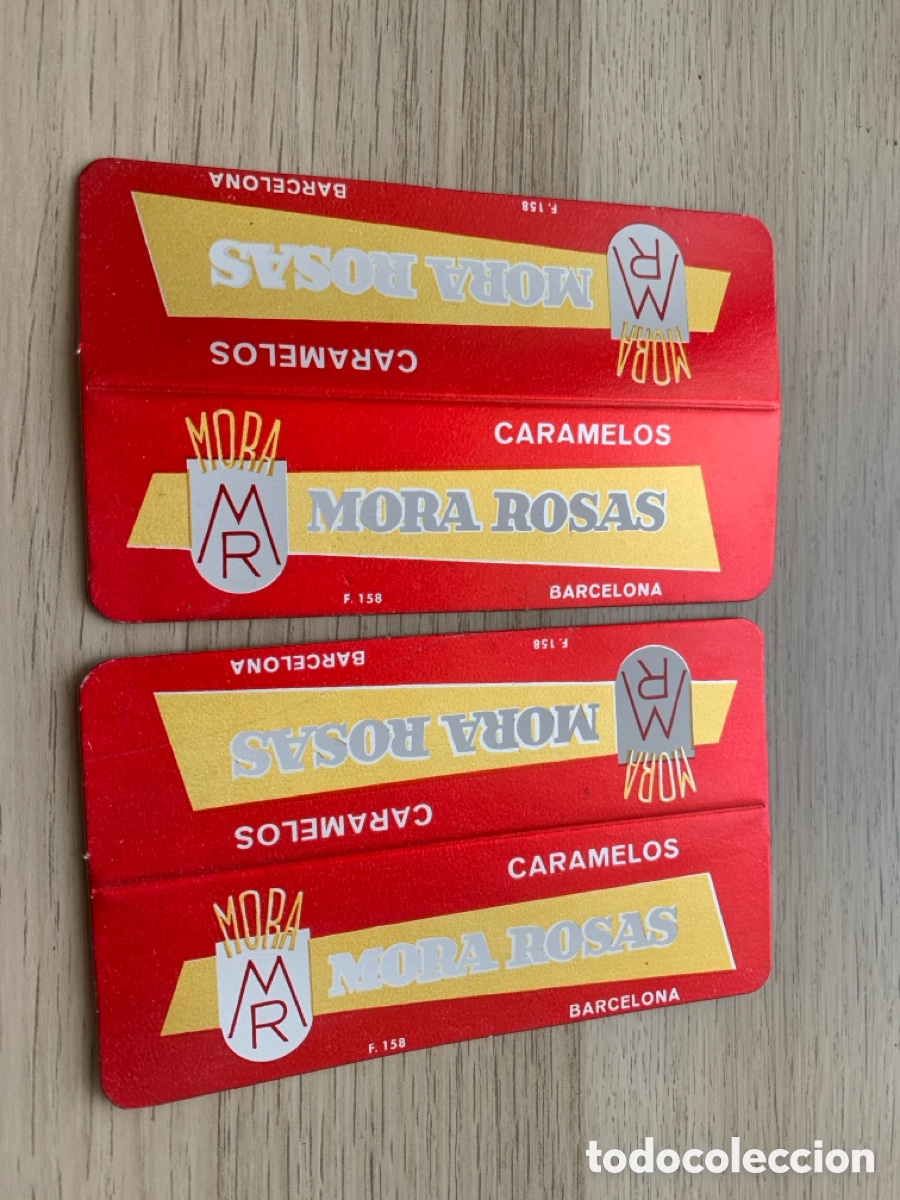 Otros Art&iacute;culos de Coleccionismo en Papel: &bull;Caramelos MORA ROSAS BARCELONA ref. 158
