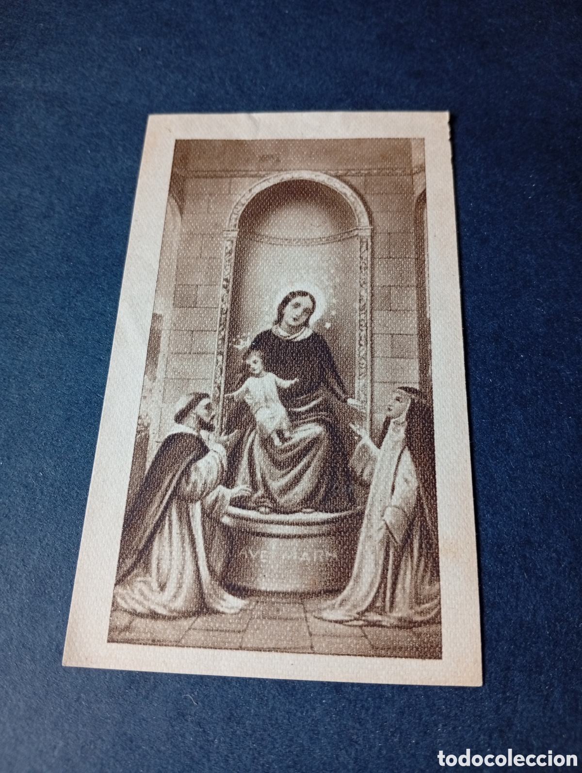 Otros Art&iacute;culos de Coleccionismo en Papel: Estampa religiosa Ave Mar&iacute;a
