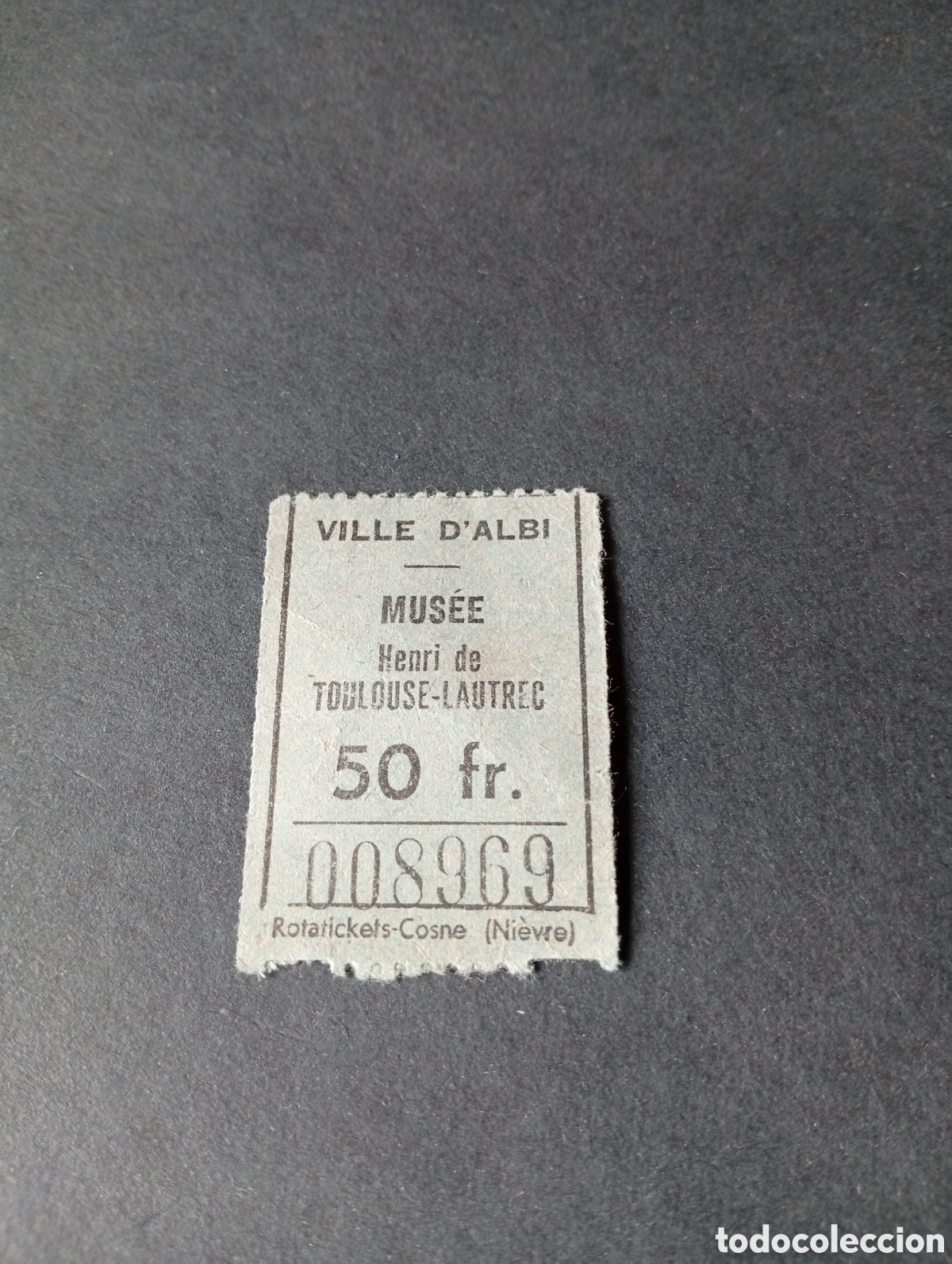 Otros Art&iacute;culos de Coleccionismo en Papel: Entrada museo Henri de Toulouse Lautrec