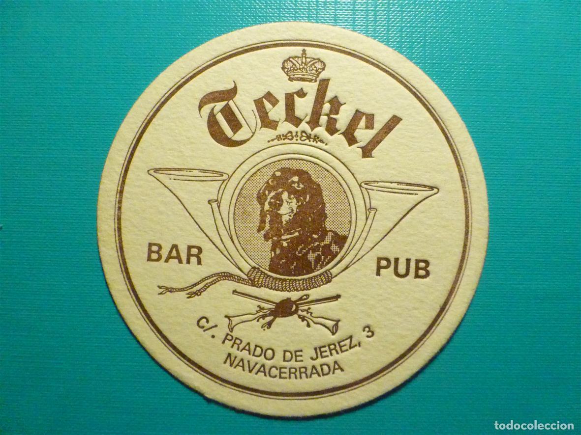 Otros Art&iacute;culos de Coleccionismo en Papel: Posavasos - Disco-Bar - Pub Teckel - C/ Prado de Jerez, 13 - Navacerrada - Madrid