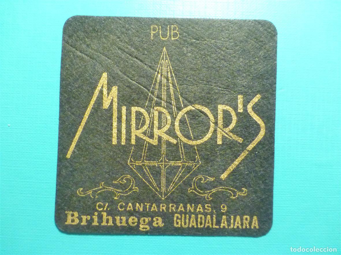 Otros Art&iacute;culos de Coleccionismo en Papel: Posavasos - Disco-Bar - Pub Mirror&acute;s - C/ Cantarranas, 9 - Brihuega - Guadalajara
