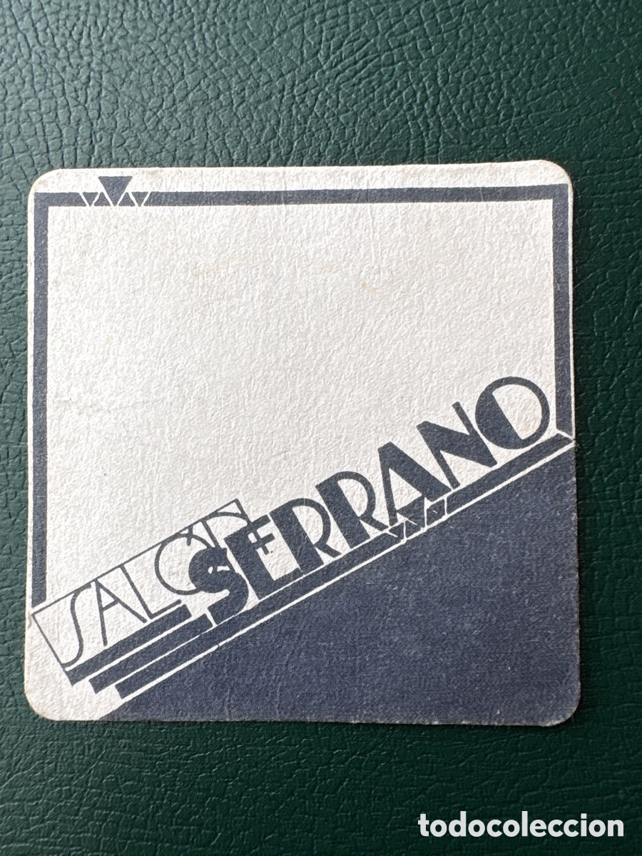 Otros Art&iacute;culos de Coleccionismo en Papel: POSAVASOS SALON SERRANO-MADRID. A&ntilde;os 80. ASM