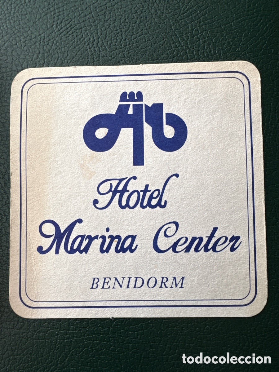 Otros Art&iacute;culos de Coleccionismo en Papel: POSAVASOS HOTEL MARINA CENTER. BENIDORM. ALICANTE. ASM