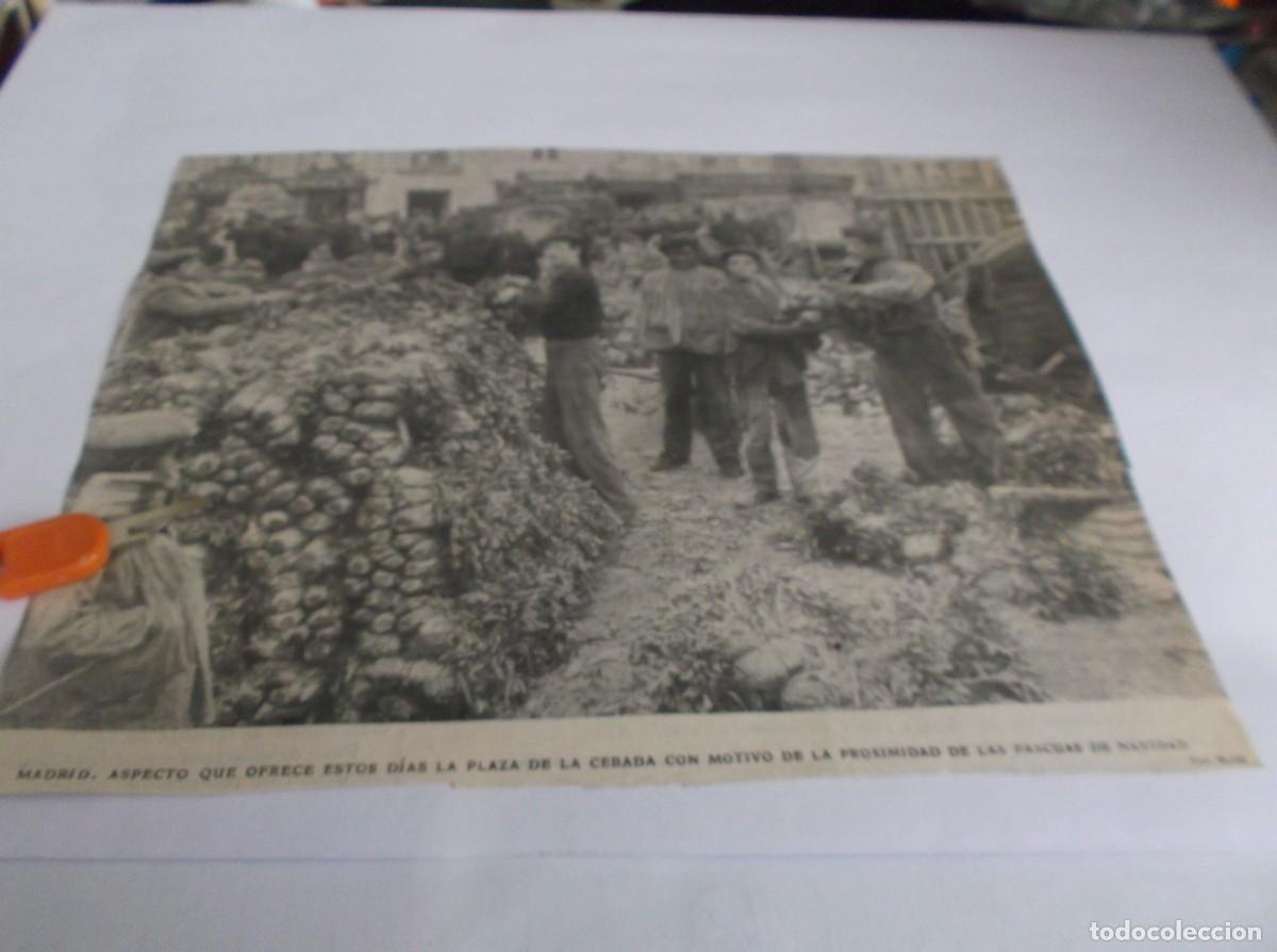 Otros Art&iacute;culos de Coleccionismo en Papel: RECORTE A&Ntilde;O 1905(MADRID)ASPECTO DE LA PLAZA DE LA CEBADA CON MOTIVO PROXIMIDAD PASCUAS DE NAVIDAD