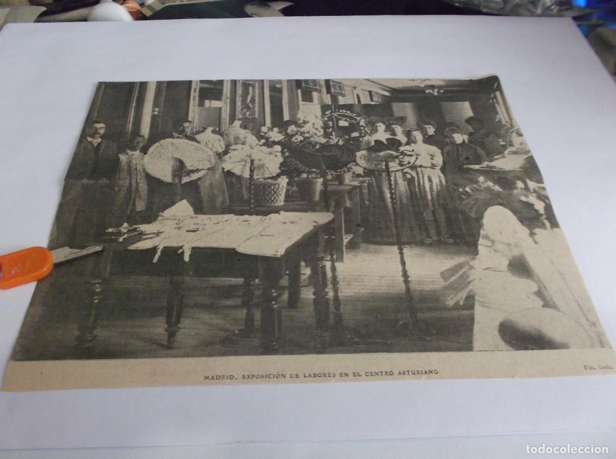 Otros Art&iacute;culos de Coleccionismo en Papel: RECORTE A&Ntilde;O 1905(MADRID) EXPOSICI&Oacute;N DE LABORES EN EL CENTRO ASTURIANO (FOTO GO&Ntilde;I)