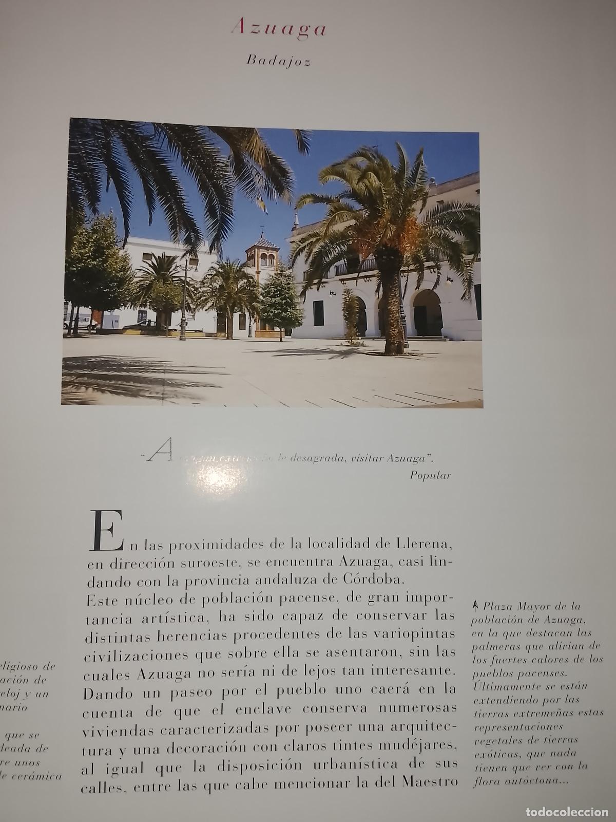 Sammelleidenschaft Andere Papierartikel: INFORMACION GRAFICA 2 HOJAS - HISTORIA Y FOTOS A COLOR DE - BADAJOZ - AZUAGA