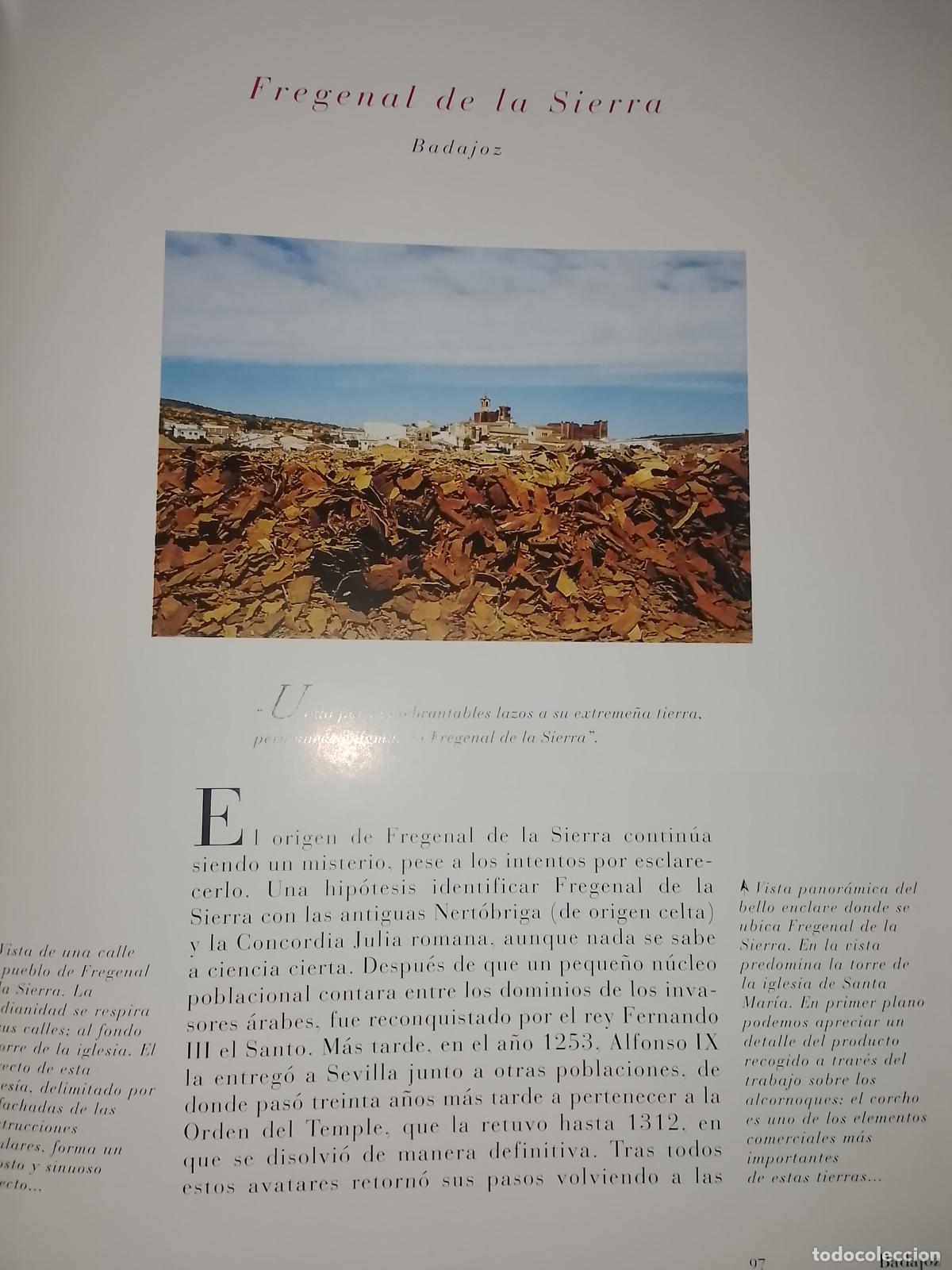 Sammelleidenschaft Andere Papierartikel: INFORMACION GRAFICA 3 HOJAS - HISTORIA Y FOTOS A COLOR DE - BADAJOZ - FREGENAL DE LA SIERRA