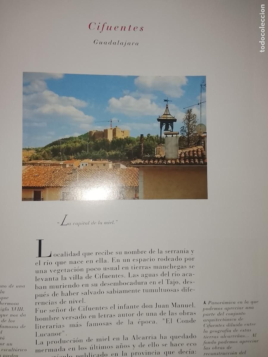 Outros artigos de papel: INFORMACION GRAFICA 2 HOJAS - HISTORIA Y FOTOS A COLOR DE - GUADALAJARA - CIFUENTES