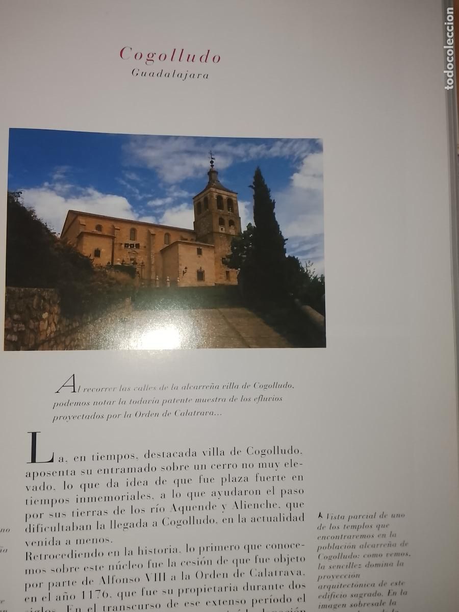 Otros Art&iacute;culos de Coleccionismo en Papel: INFORMACION GRAFICA 2 HOJAS - HISTORIA Y FOTOS A COLOR DE - GUADALAJARA - COGOLLUDO