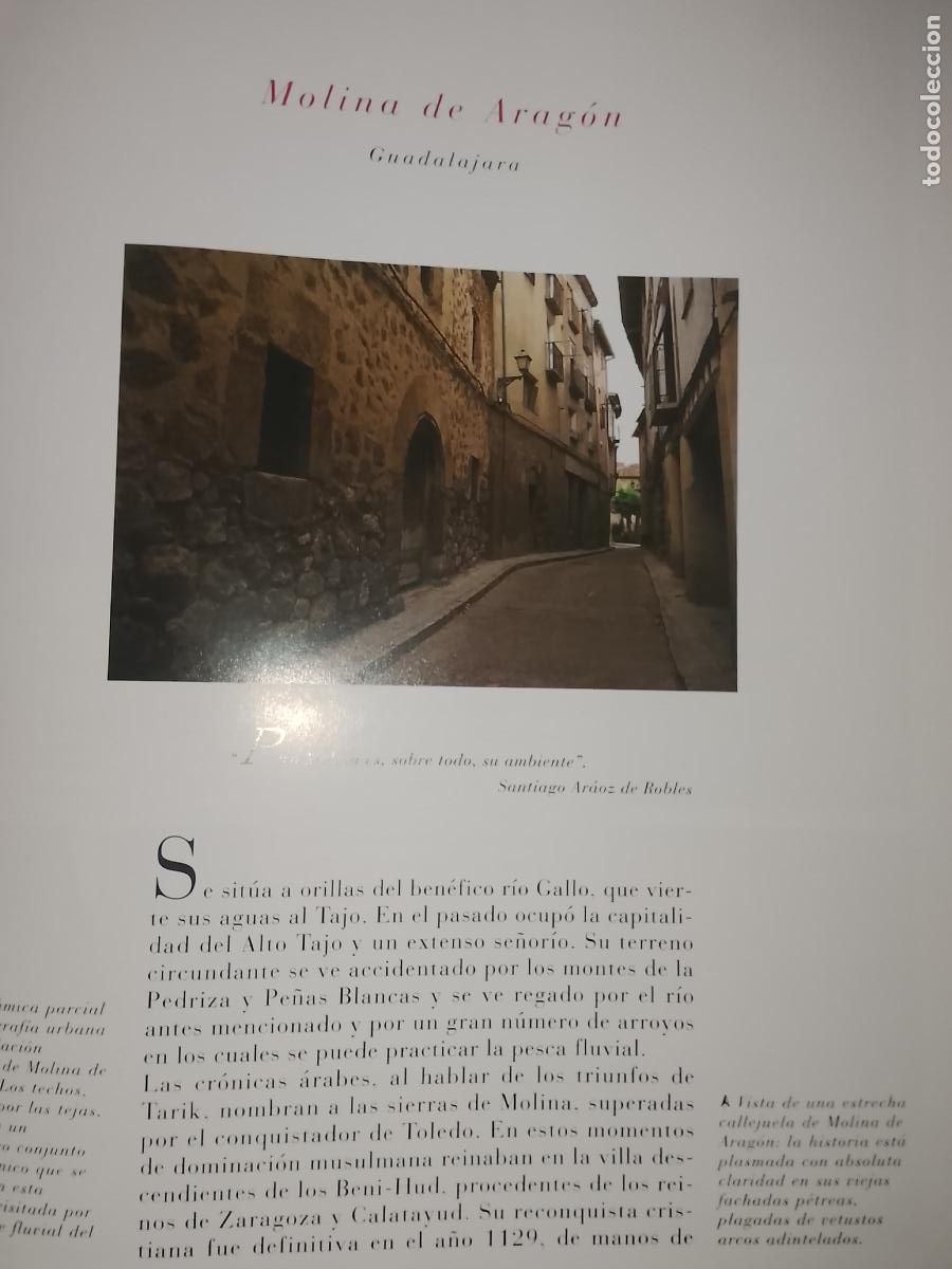 Sammelleidenschaft Andere Papierartikel: INFORMACION GRAFICA 2 HOJAS - HISTORIA Y FOTOS A COLOR DE - GUADALAJARA - MOLINA DE ARAGON